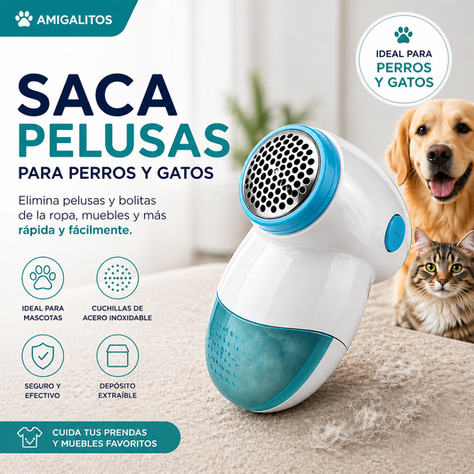 Mini Saca Pelusa y Pelos de Mascotas