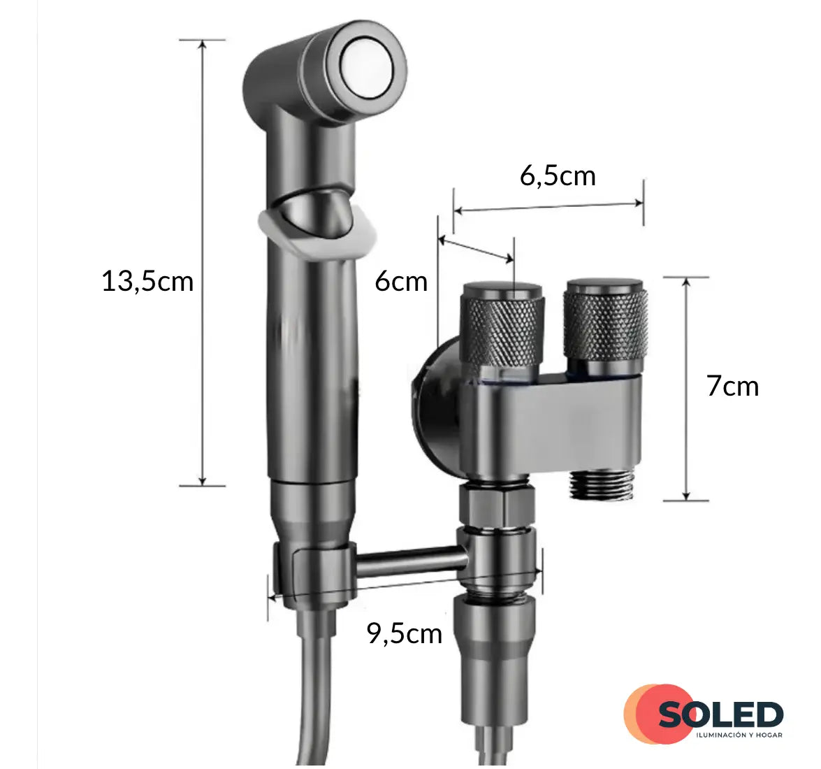 Pulverizador Rociador De Mano Inodoro Limpieza Bidet Kit