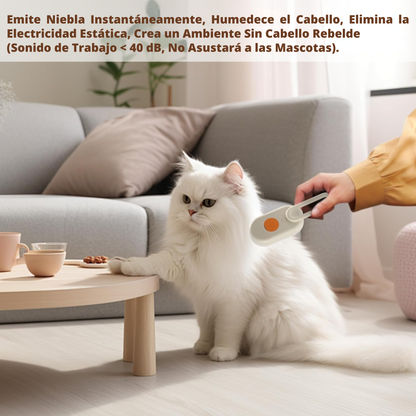 Cepillo de vapor 3 en 1 para perros y gatos